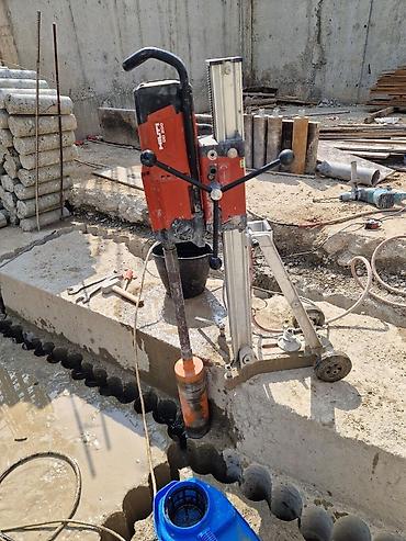 Beton işləri: Beton və dəmir-beton konstruksiyalarda almaz qurğu ilə dəlik açma — 9
