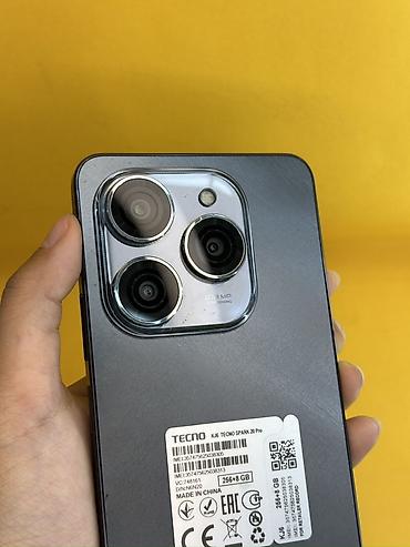 Tecno: Tecno Spark 20 Pro, Б/у, 256 ГБ, цвет - Серый, В рассрочку — 2