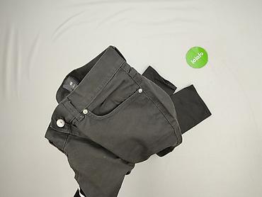czarne cargo pull and bear: H&M, Spodnie materiałowe damskie, rozmiar M — 5