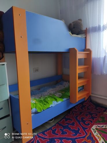 30 объявлений | lalafo.kg: Двухъярусная кровать детская Новая не пользованная Бесплатная