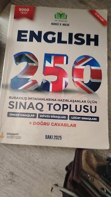 Testlər: Məhsul: “English 250” – Buraxılış imtahanlarına hazırlaşanlar üçün — 1