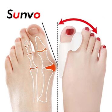 для ног: Разделитель для пальцев ноги при вальгусной деформации, разделитель