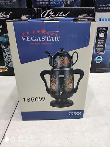 Samovarlar: Elektrik samovar Vegastar 4litr su 800 ml cay tutumlu 1850 watt — 9