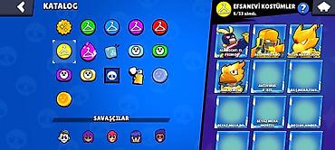 Digər oyun və konsollar: Brawl Stars hesabı – yüksək səviyyəli, geniş kolleksiya - Kupa yolu — 6