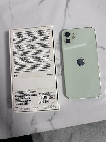 Уюлдук телефондор жана аксессуарлар: СРОЧНО СРОЧНО СРОЧНО IPhone 12, цвет Green, модель. Память 64 ГБ — 2