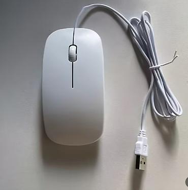 ikinci el planşetler: Sadə ağ mouse yeni. Məhsul Gencededir — 1