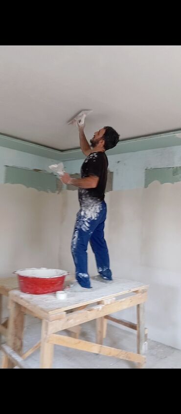 ремонт квартир в баку: Aboy malyar ustası şpoklyovka paduqa emulsiya isleri görürük cəld