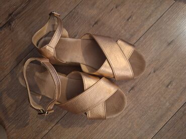 duga haljina na preklop: Sandals, 38