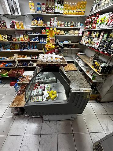 Soyuducu avadanlığı: Vitrin tipli soyuducu – Titan Group - Ölçü: təxminən 2 metr uzunluq — 1