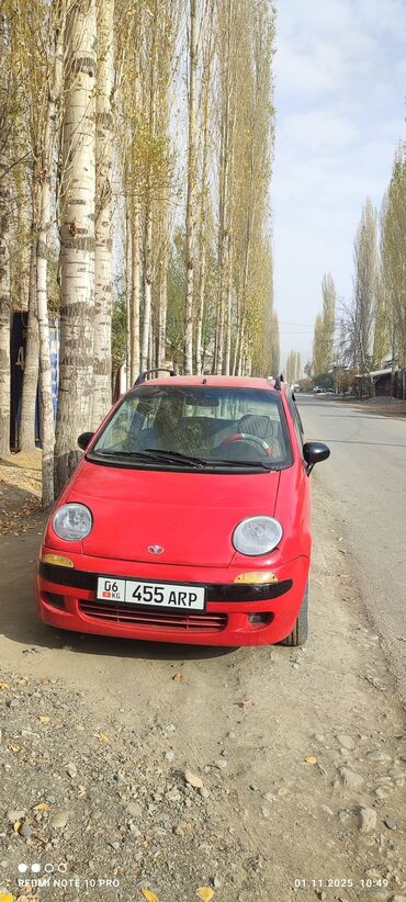 купить шины бу в бишкеке: Daewoo Matiz: 1999 г., 0.8 л, Автомат, Бензин, Хетчбек