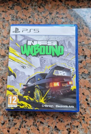 Oyun diskləri və kartricləri: PS5 üçün "Need For Speed Unbound" oyun diski Oyun ev şəraitində və az