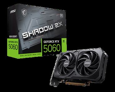 Жёсткие диски (HDD): Видеокарта MSI GeForce RTX 5060, 8 ГБ, Новый