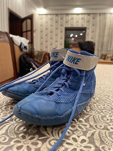 kis: Nike boks ayaqqabıları – mavi rəng - Model: Nike (boyun hissəsində — 2
