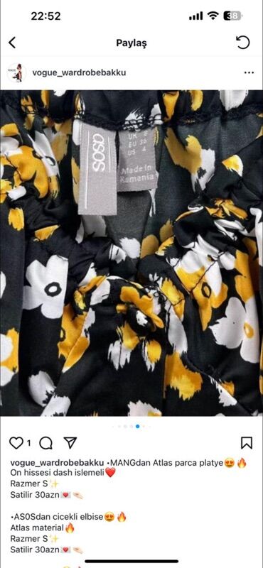 Gündəlik donlar: Gündəlik don, Midi, Zara, M — 96