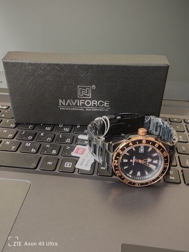 брошь: Наручные часы, NaviForce, цвет - Черный