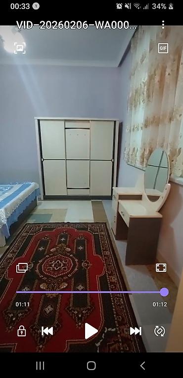1 комнатная студия: Kirayə verilir – həyət evi (studyo tipli) Gence şeheri Gence mallin — 6