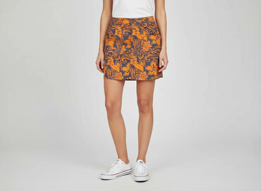 spódnice plisowane jesienna: Papaya, Women`s skirt, size M