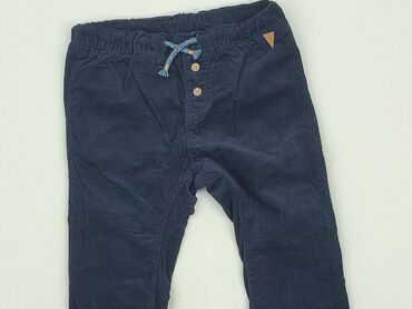 szerokie jeansy pull and bear: Baby material trousers, 12-18 months, 80-86 cm, H&M, condition - Very good