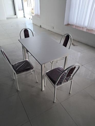 otracaqlar: Mətbəx üçün, Yeni, Açılmayan, Dördbucaq masa, 16 stul — 4
