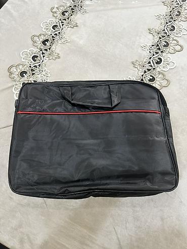 Ноутбуки и аксессуары: Qara noutbuk çantası - Material: suya və ləkəyə davamlı sintetik — 2