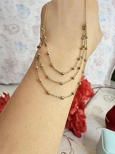 boyunbağ: Bilərzik, Pandora, Sarı qızıl, 585 Əyar, 3600 g — 1