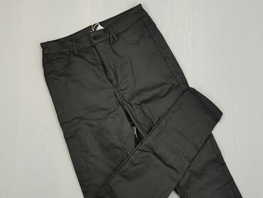 Spodnie XS (EU 34), stan - Bardzo dobry, wzór - Jednolity kolor, kolor - Czarny