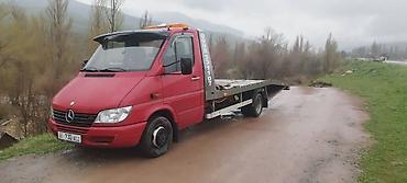 124 e500: Эвакуатор на базе Mercedes-Benz Sprinter - Платформа-лодочка для — 1