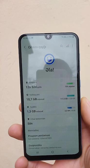 mobil modem internet: Samsung Galaxy A50, 128 GB, rəng - Ağ, Zəmanət, Barmaq izi, İki sim kartlı — 3