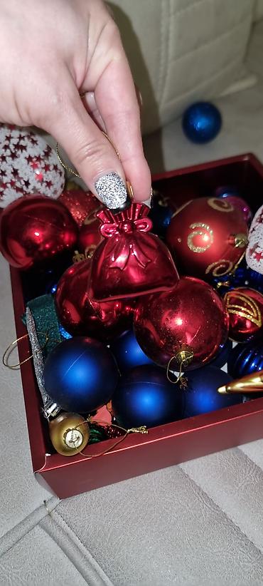 Uşaqlar üçün digər mallar: Bayram ağacı bəzəkləri dəsti TƏZƏDİR HƏRŞEY BİR YERDƏ KOROBKADA 40 M - — 9