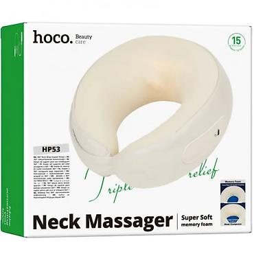 massaj yeni: HOCO HP53 Boyun Masaj Aparatı — 40°C istilik, 1200mAh batareya HOCO — 1