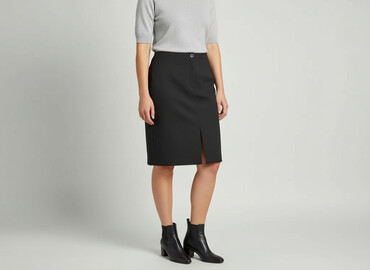 spódnice jeansowe czarne plus size: Спідниця жіноча, розмір XL