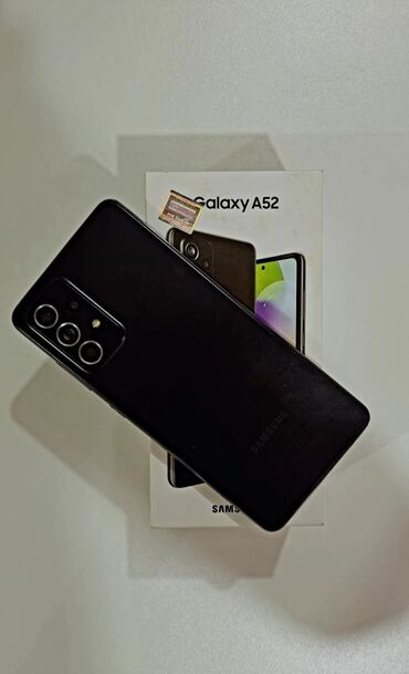 Samsung: Samsung Galaxy A52, 128 GB, rəng - Qara