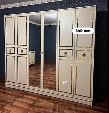 Dolab-asılqanlar: *6 Qapılı Dolab* – Sifarişlə Hazırlanır Ölçü: 240 × 47 × 200 Rəng — 1
