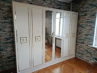 mebel qapilar: Geniş həcmli 5 qapılı paltar dolabı - Dizayn: Klassik-stil, açıq rəng — 1