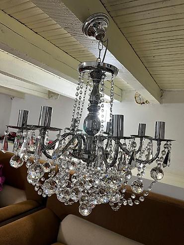 İşıqlandırma: Çılçıraq, 6 lampa, Metal — 2