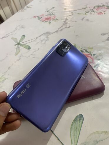 redmi 11 note: Redmi, Redmi 10 5G, Колдонулган, 128 ГБ, түсү - Көгүлтүр, 2 SIM
