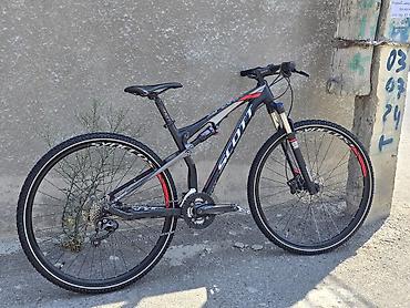 velosiped kaskası: Scott tam asqılı MTB velosipedi - Çərçivə: Scott alüminium, tam asqı — 2