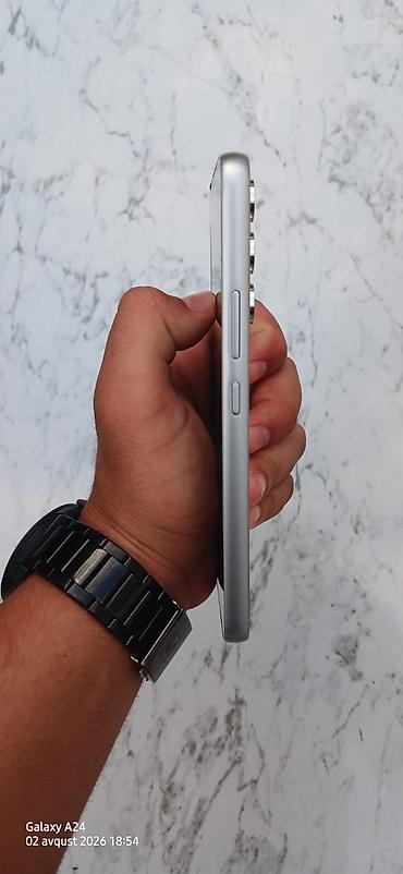 iphone xs barter: Samsung Galaxy A54 5G, 128 GB, rəng - Ağ, Barmaq izi — 7