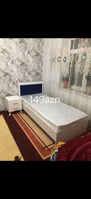 Çarpayılar: Tək nəfərlik çarpayılar və döşəklər - Müasir dizaynlı tək çarpayı — 12