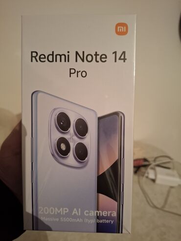 Redmi: Redmi, Redmi Note 14 Pro, Новый, 256 ГБ, цвет - Черный, 2 SIM, eSIM