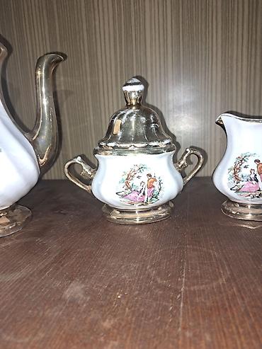 Qab-qacaq və mətbəx ləvazimatları: Çay dəsti, rəng - Ağ, Farfor, Madonna, 6 nəfərlik, Yaponiya — 4