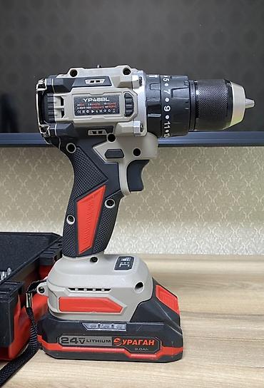 Курулуш жабдуулары: Аккумуляторная дрель‑шуруповерт УРАГАН YP48BL 24V Lithium — 2