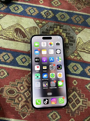 en ucuz telefon ayfon: IPhone 14 Pro, 128 GB, Deep Purple