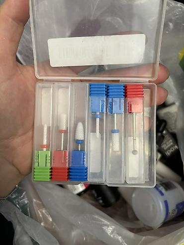 Manikür, pedikür aparatları: Manikür üçün avadanlıq və bəzək seti - Elektrikli dırnaq frezi — 17