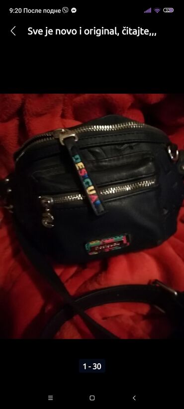 original guess torba: Original nova Desigual torbica pederuša Ima puno mesta ,50e