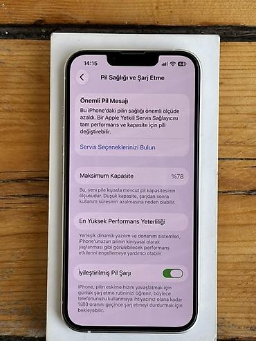 iphone xs max qara: IPhone 13, 128 GB, Ağ, Face ID — 3