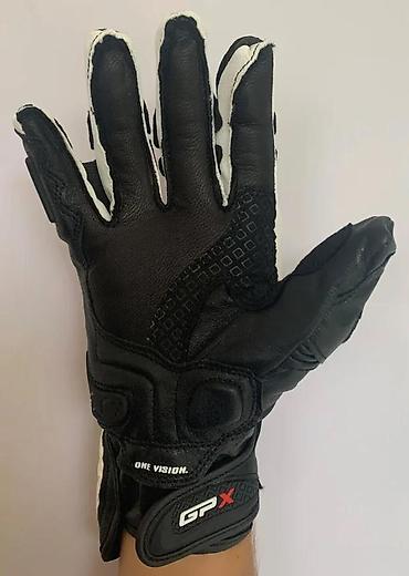 Oprema za bicikliste: Rukavice za motocikl – sportski model GPX - Materijal: prirodna koža — 2