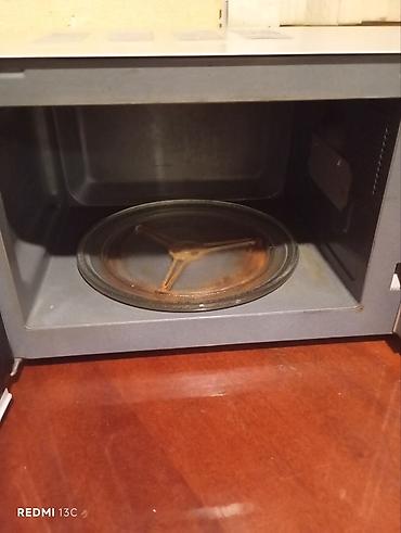 Mikrodalğalı sobalar: Mikrodalğalı soba Gorenje, Ayrıca dayanan, Mikrodalğalar ilə, rəng - Gümüşü, İşlənmiş — 4