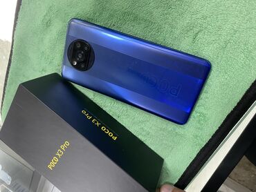 ош телефон бу: Poco X3 Pro, Б/у, 128 ГБ, цвет - Синий