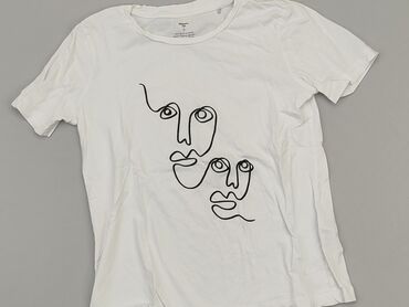 białe t shirty plus size: T-shirt, S, stan - Bardzo dobry